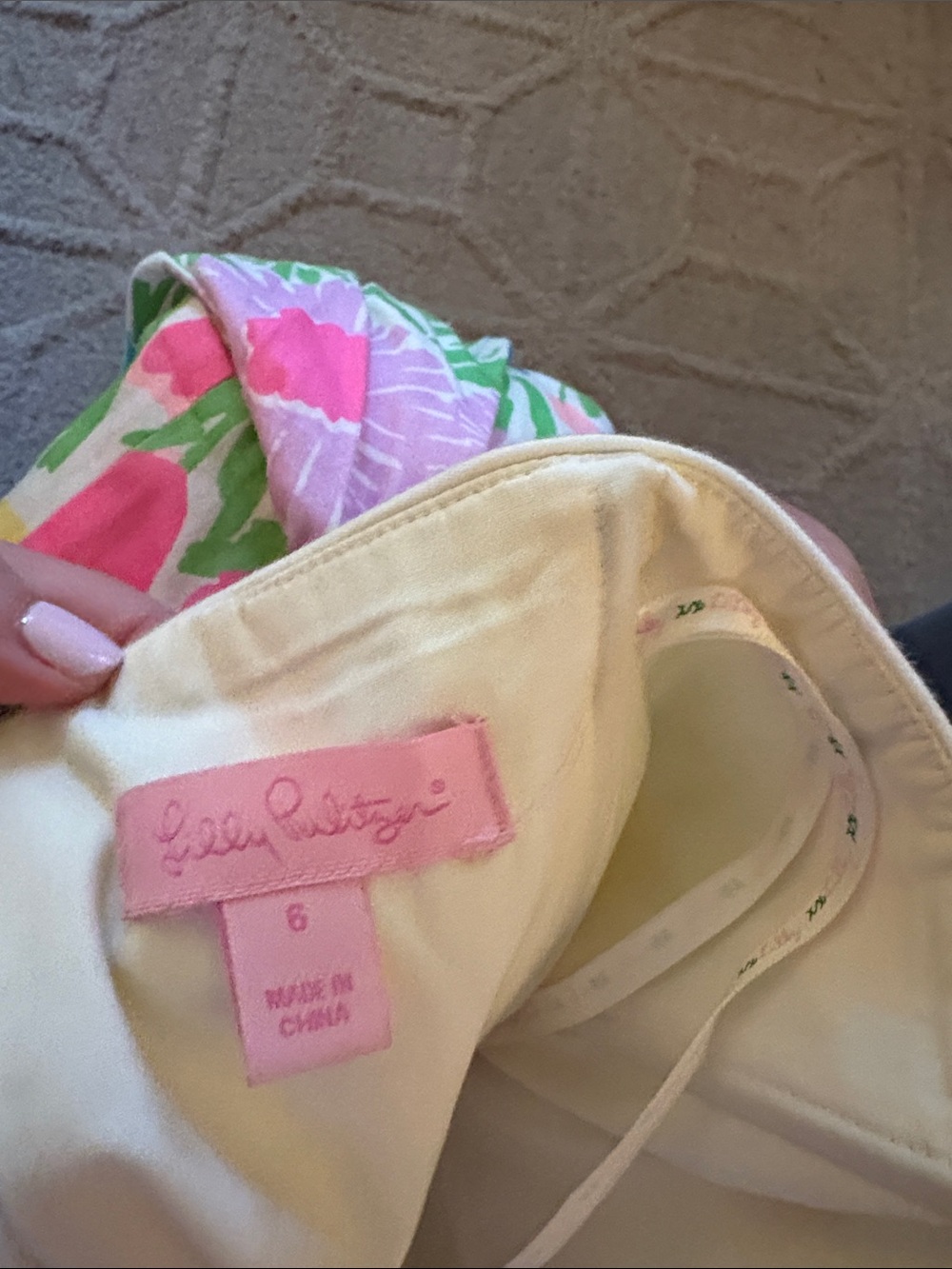 Lilly Pulitzer Strapless Floral Sundress in Pink, Yellow & Green - Picture 3 of 3